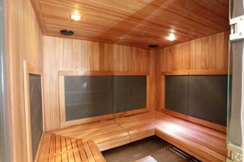 Cedar sauna